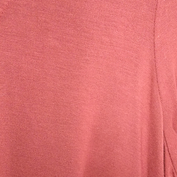 Express Lace Up Long Sleeve Dress Burnt Orange - Picture 3 of 3